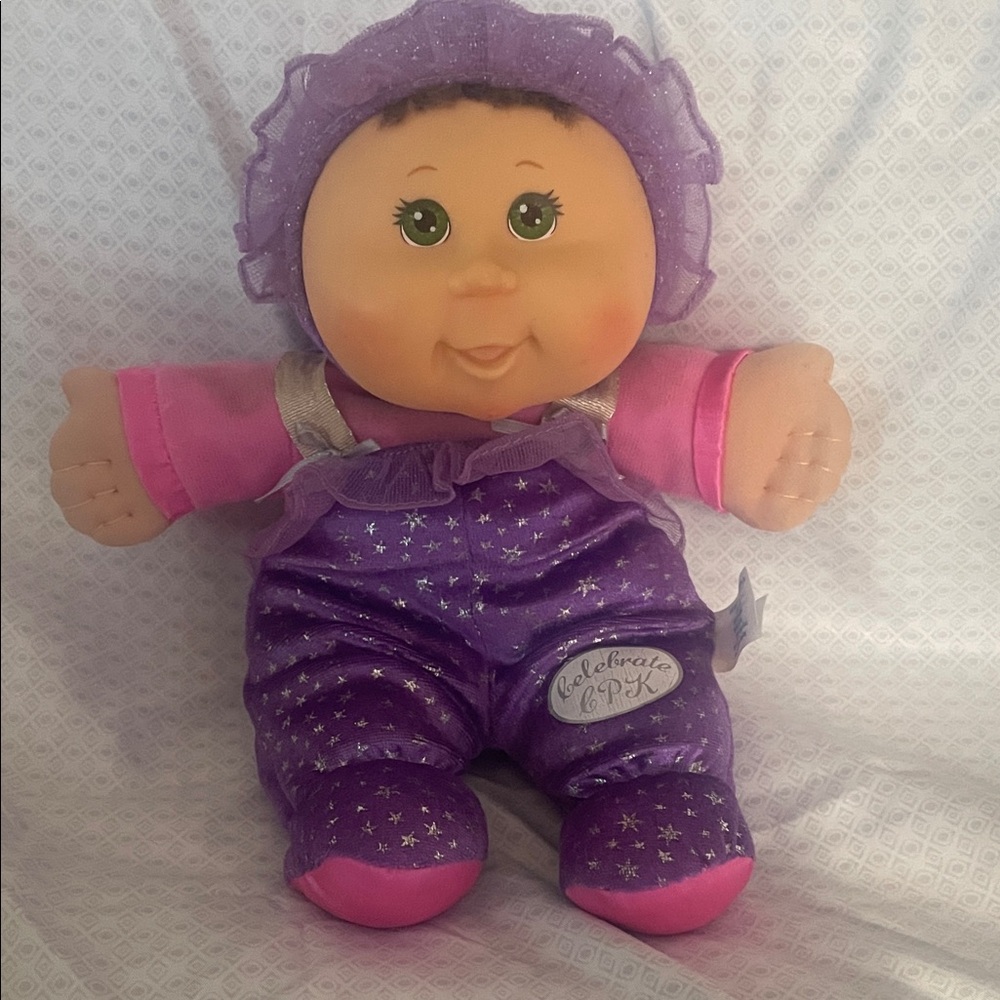 Cabbage Patch Kids Sparkle Doll in Purple and Pink